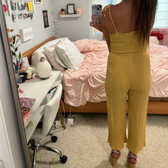 Yellow Francesca’s Jumpsuit - Picture 4 of 4
